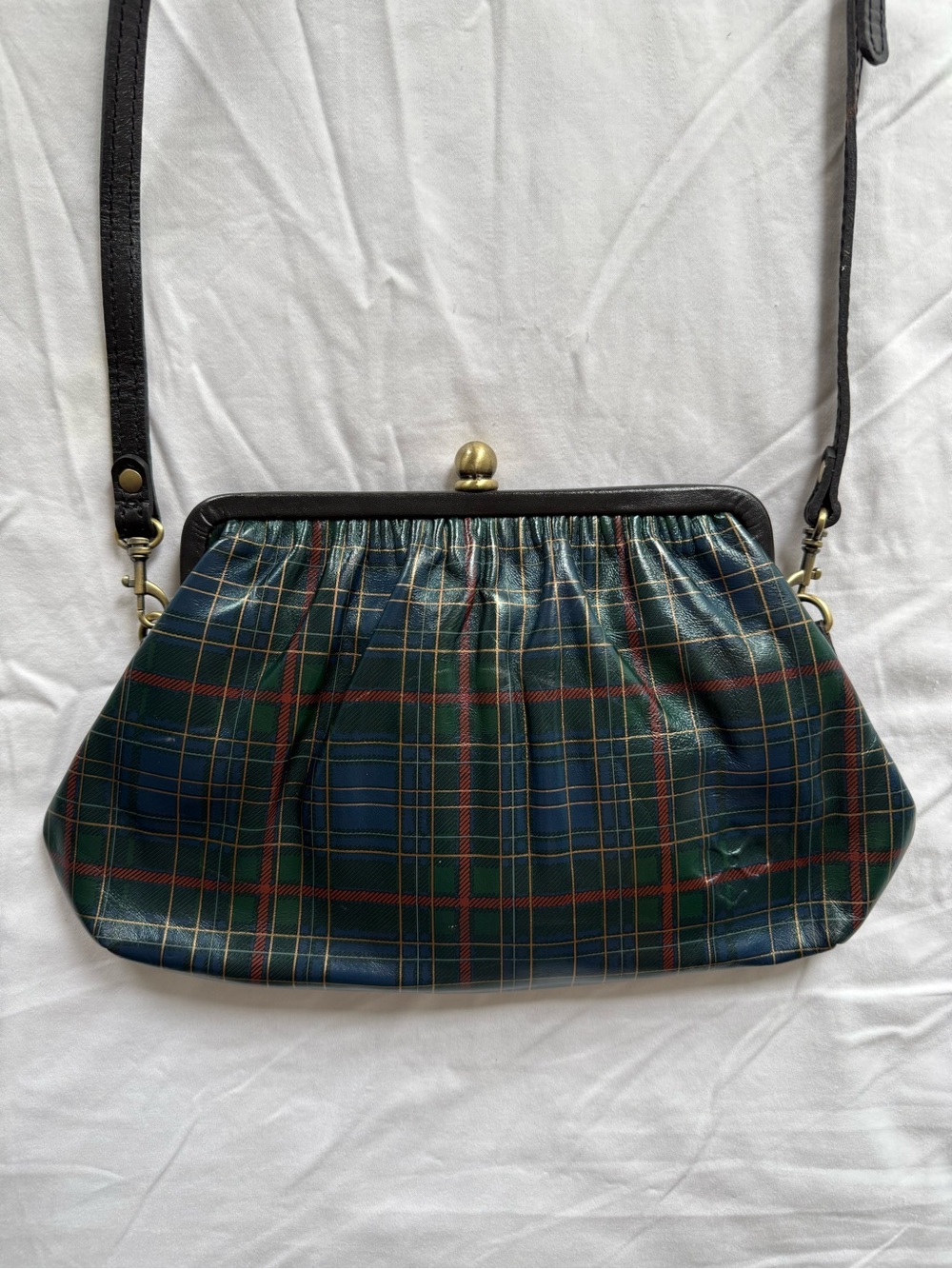 Patricia Nash Ealing Leather Frame Crossbody bag